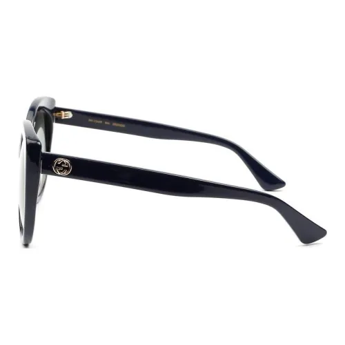 GUCCI Acetate Round Sunglasses Women's Blue