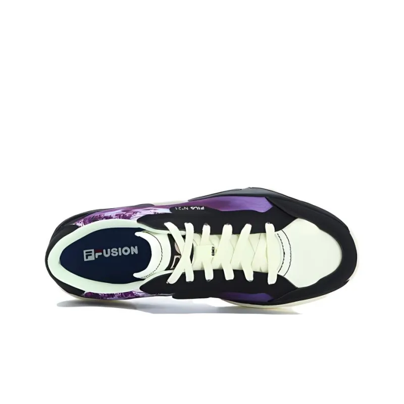 FILA FUSION Pop 2 X N21 Shoes 'Purple Black'-3