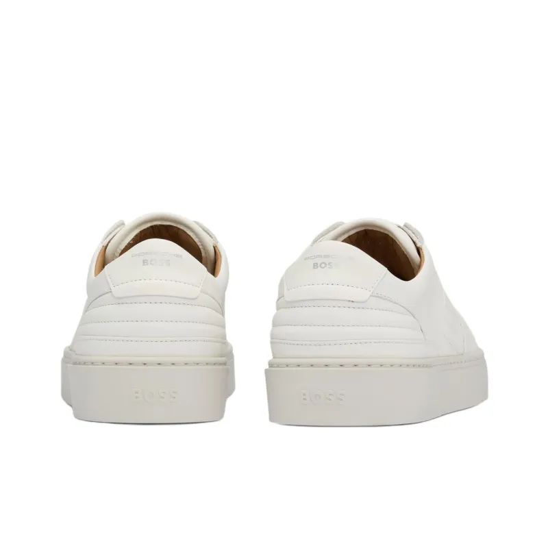 Porsche x HUGO BOSS Low Top Skateboard Shoes Men's White-3