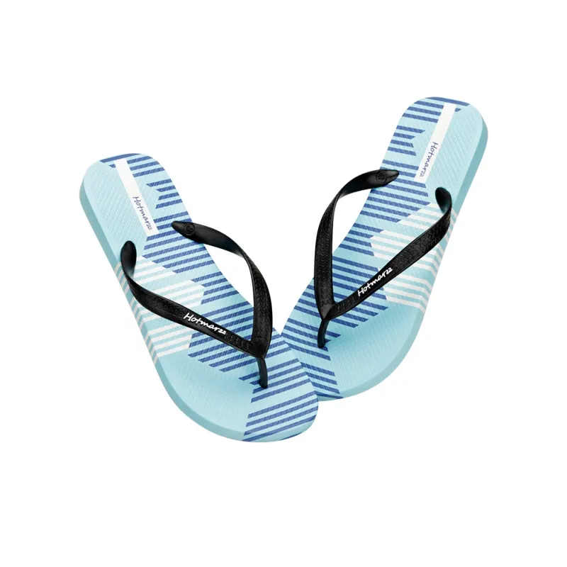 HOTMARZZ Slip Resistant Flip Flops Men's Blue-3