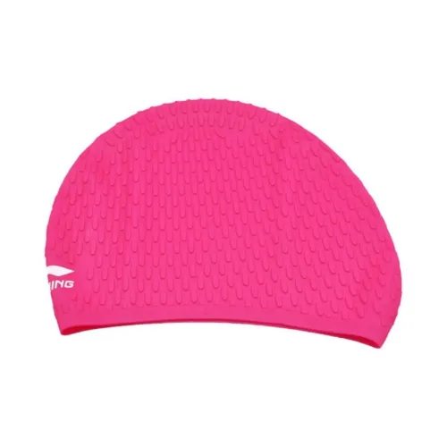 LiNing Swim Cap Silicone Unisex Pink