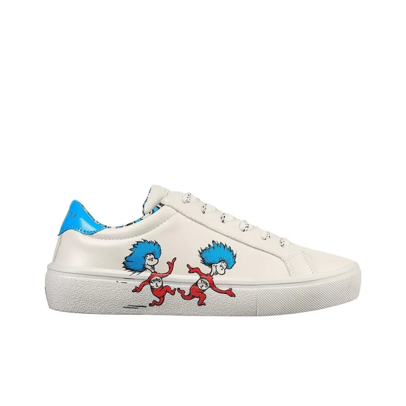 Skechers Dr. Seuss X Skechers Goldie 2.0 Low Top Sneakers White/Blue Women's-1