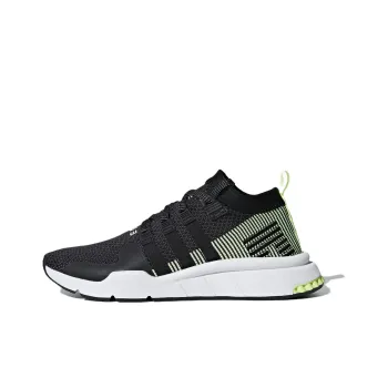 Eqt Support Adidas Mid Adv Primeknit 'Black Solar Yellow'