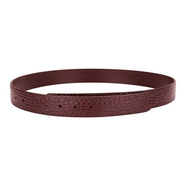 Cows Reign Without Head Plate Buckle No Head Strap Leather Belts Men's Width 3.4CM-10