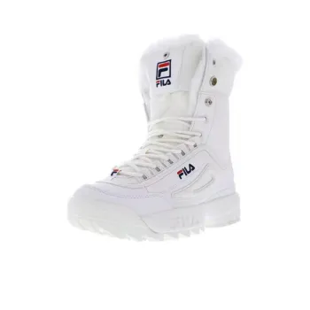 FILA Disruptor Thermal Height Increase Crew Snow Boots Women's White