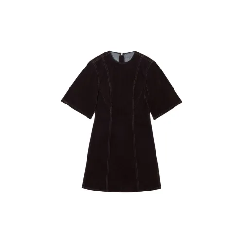 COS Short Sleeved Dresses Women's Dark Brown