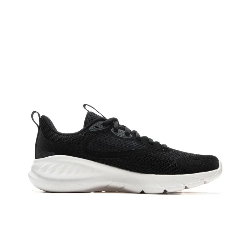 LiNing EasyFit Fle Cushioning Anti Slip And Wear Resistant Breathable Rebound Low Top Running Shoes Women's Black Gray-1