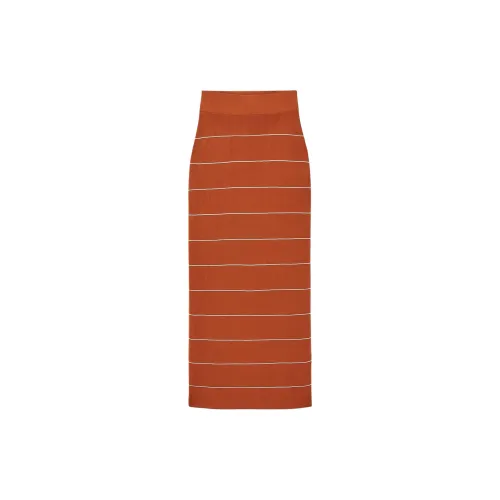 COS Casual Long Skirts Women's Orange