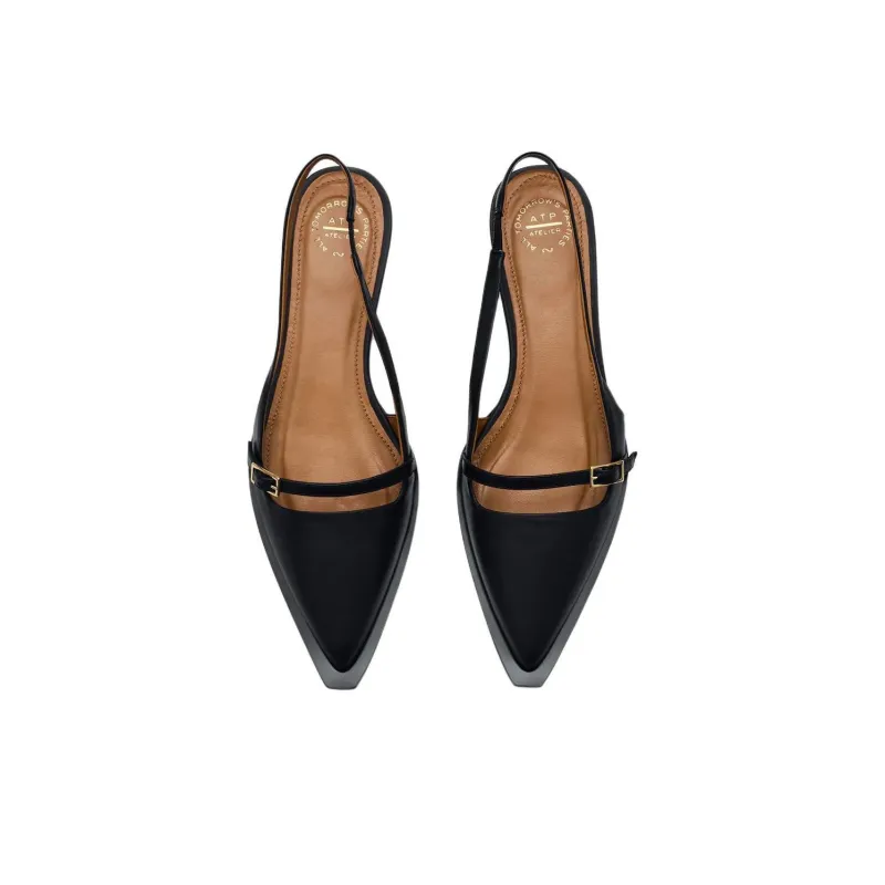 ATP Atelier Cortina Casual Single Shoes Women's Black-4