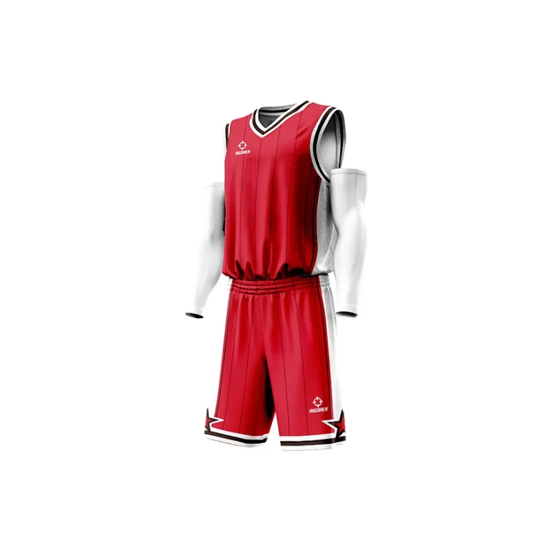 RIGORER Breathable Sweat-Wicking Quick Heat Dissipation Basketball Apparel Basketball Match Set Unisex-7