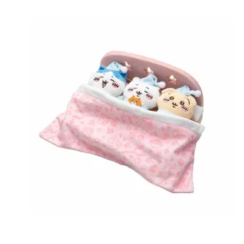 Chiikawa Goodnight Bed And Connecting Mascot Set