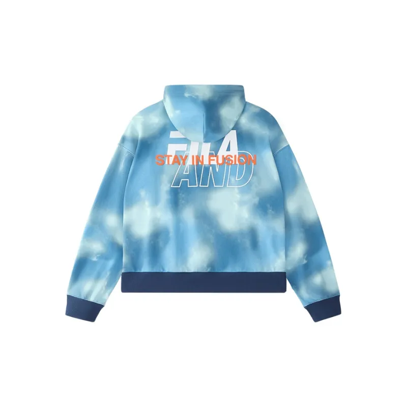 FILA FUSION Sweatshirt Women's Sea Evening Blue-1