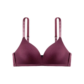 Flowers In Water Bra Women's Burgundy