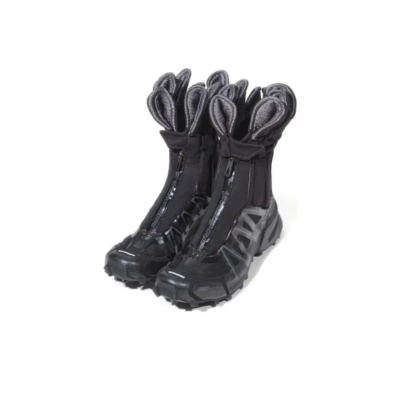 JUNTAE KIM SALOMON CROSS Anti-Slip And Wear-Resistant Support High-Top Outdoor Shoes Unisex Black-1