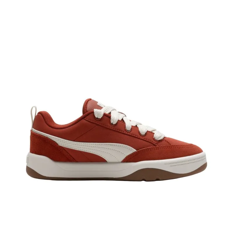 PUMA Park Lifestyle Anti-Slip Wear-Resistant Low-Top Skateboard Shoes Unisex Red-1