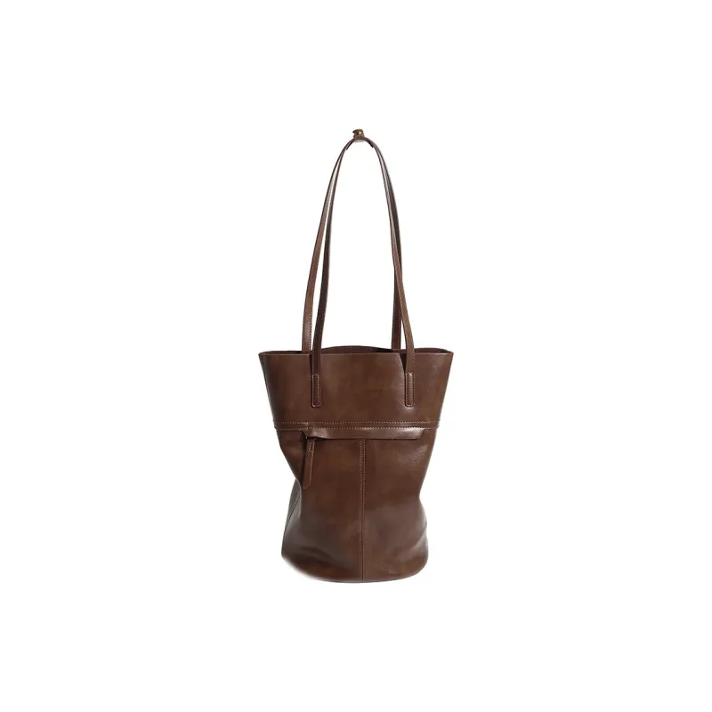 TTaG．baG Microfiber Leather Shoulder Bag Women's-3