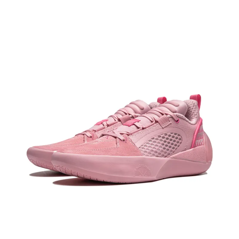 LINING All City 12 Encore Basketball Shoes Men Low Top Pink-2