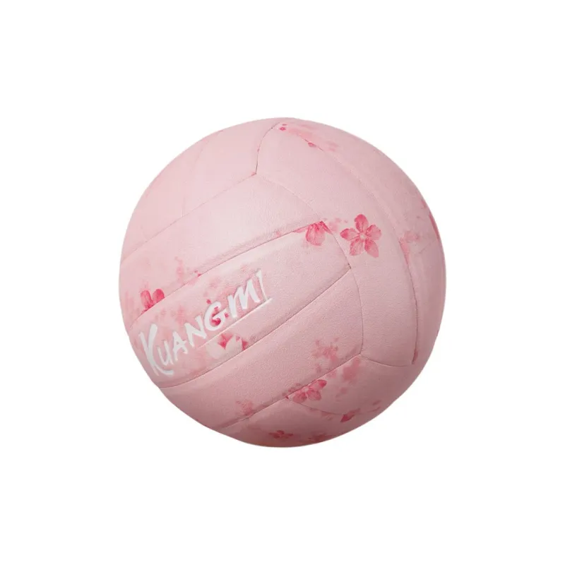 Kuangmi PU Size 5 Ball Middle School Volleyball Unisex Pink-14