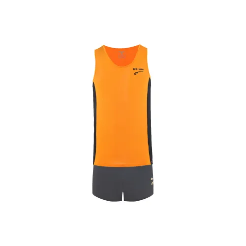 DO-WIN Casual Sportswear Unisex Orange/Black