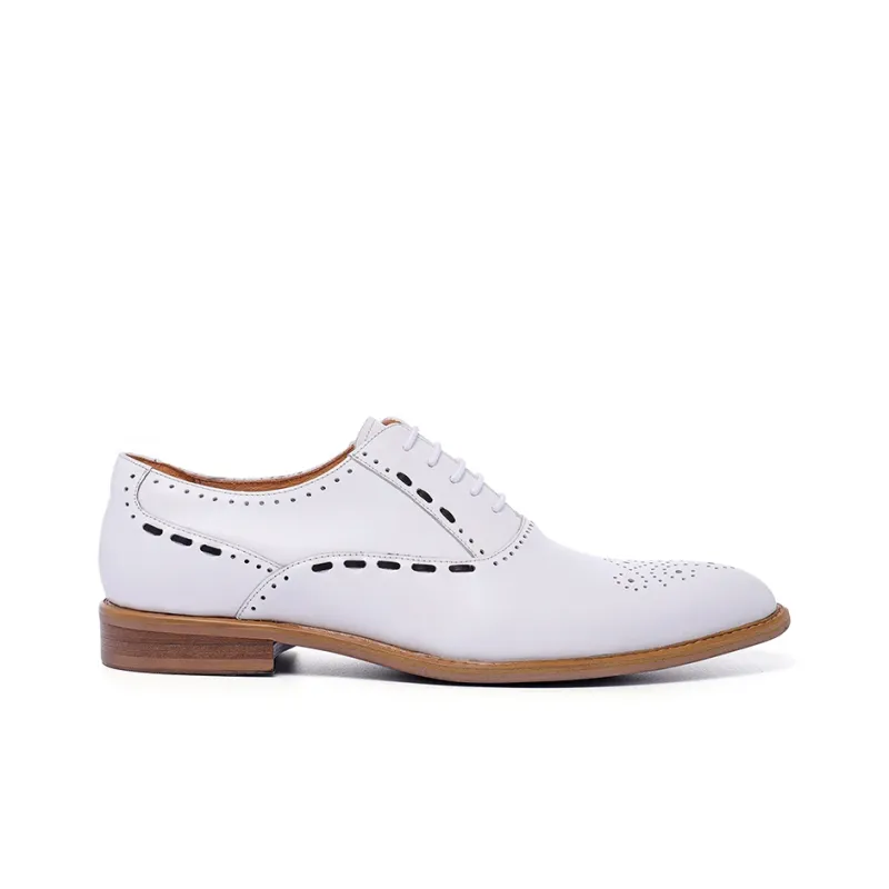 ASTON M.JAZZ Dress Shoes Men's White-3