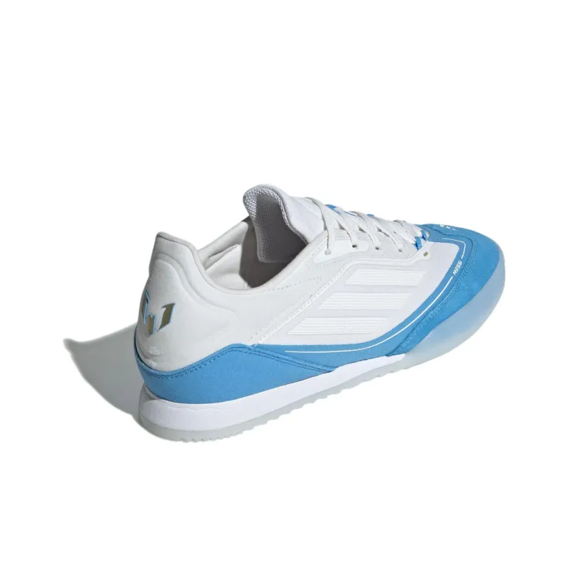 Adidas F50 Freestyle Messi Cloud White Gold Metallic Blue Burst-2