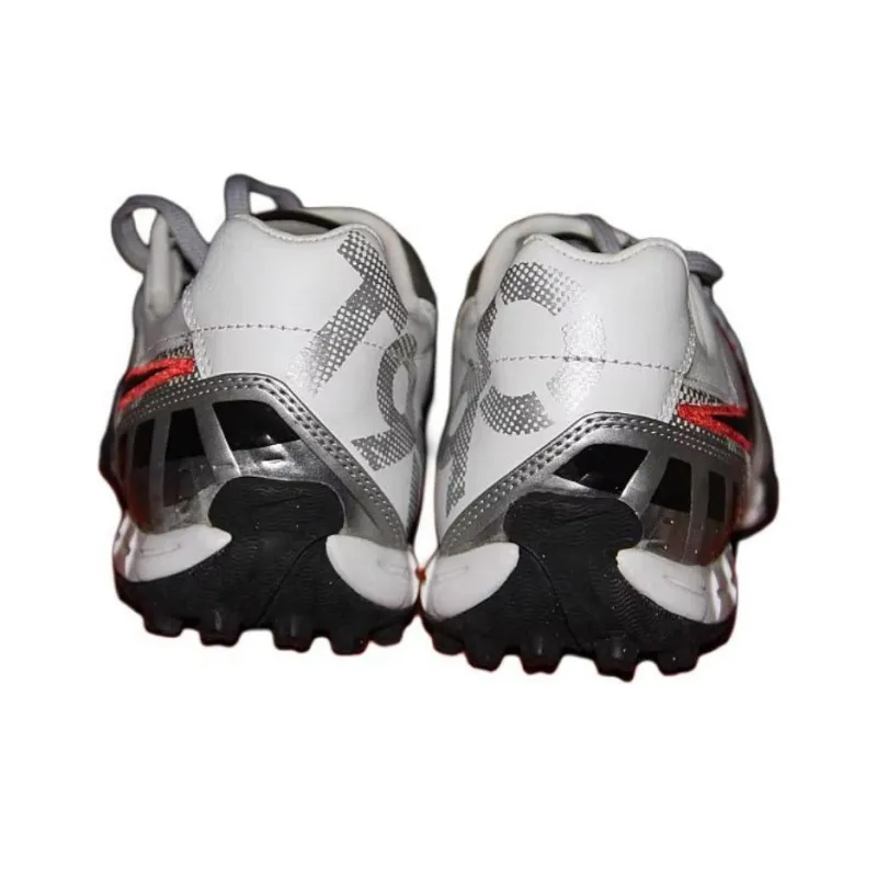 Nike TF Rubber Broken Studs Artificial Ground Cushioning Anti-Slip And Wear-Resistant Soccer Shoes Unisex White-4