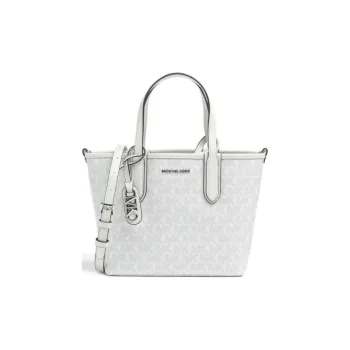 MICHAEL KORS Eliza Series Polyurethane Tote Bag Shopping Bag Shoulder Bags Handbags Women's Optical White