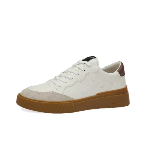 ASH Low-Top Skateboard Shoes Men's White Gray
