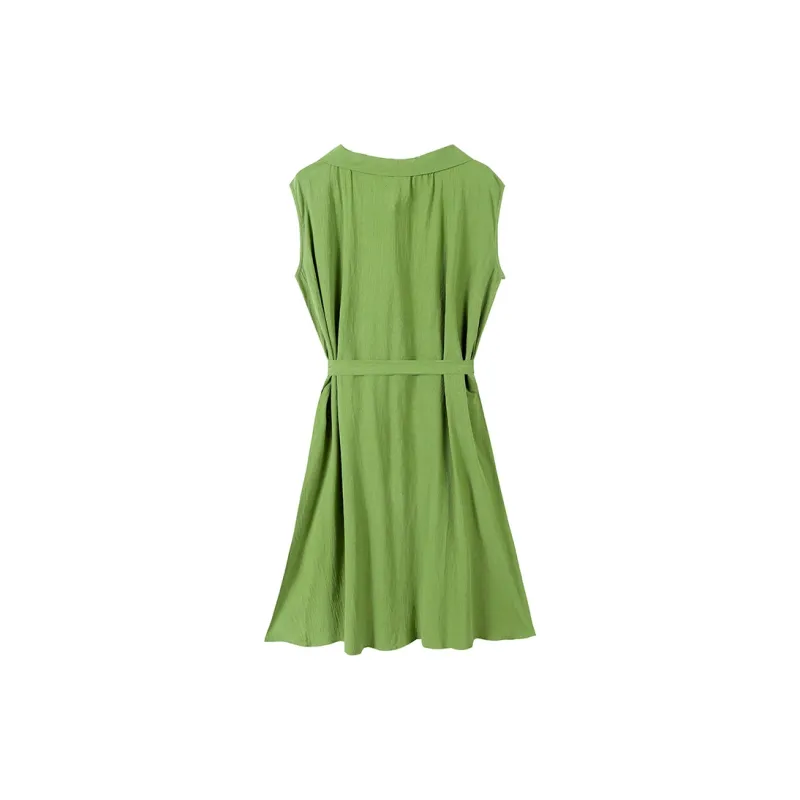MKBY Sleeveless Dress Women's Green-1