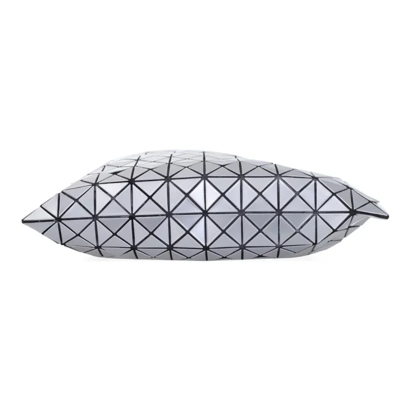 ISSEY MIYAKE Prism Polyester Tote Bag, Shopping Bag, Handbag, Shoulder Bag Women's Silver Blue-6