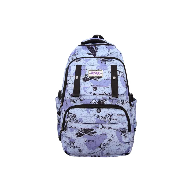 GEERDUN Nylon Backpack Unisex Black/Gray/Purple/Blue/Green-10