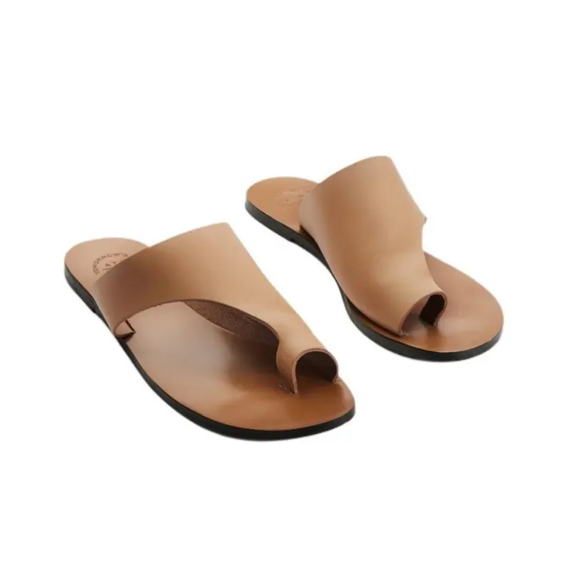 ATP Atelier Slip-Resistant Flip Flops Women's Light Brown-2