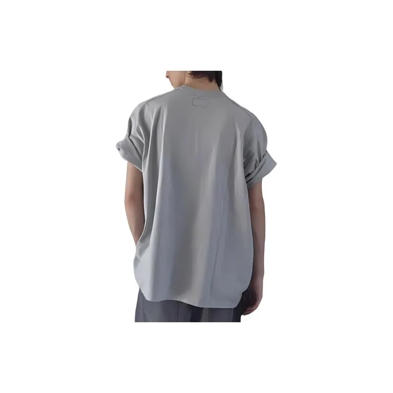 THE NORTH FACE PURPLE LABEL Monkey Time Collection SS24 Drop Shoulder Sleeve T-Shirt Unisex Silver-1