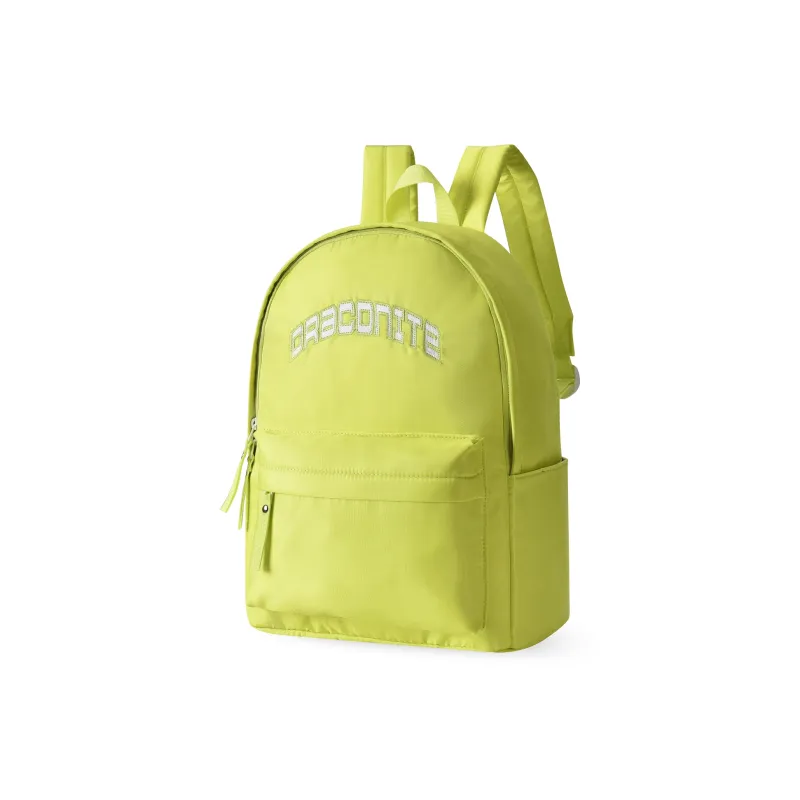 DRACONITE Polyester Students Backpack Regular Unisex Avocado Green-1