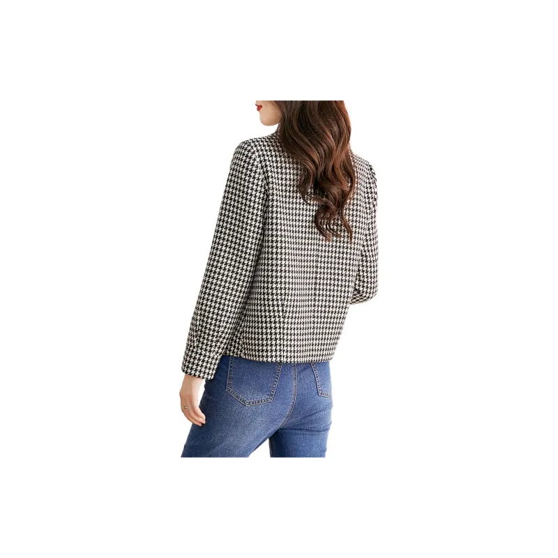 Still Quiet Business Suit Women's Houndstooth-1
