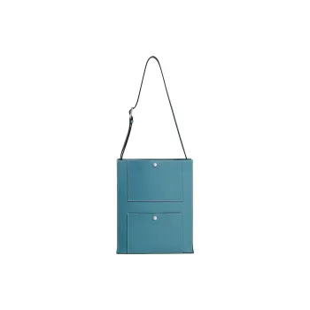 HERMES Cab H Evercolor Calfskin Tote Bag Shopping Bag Handbag Men's D2 NEW BLEU JEAN Denim Blue