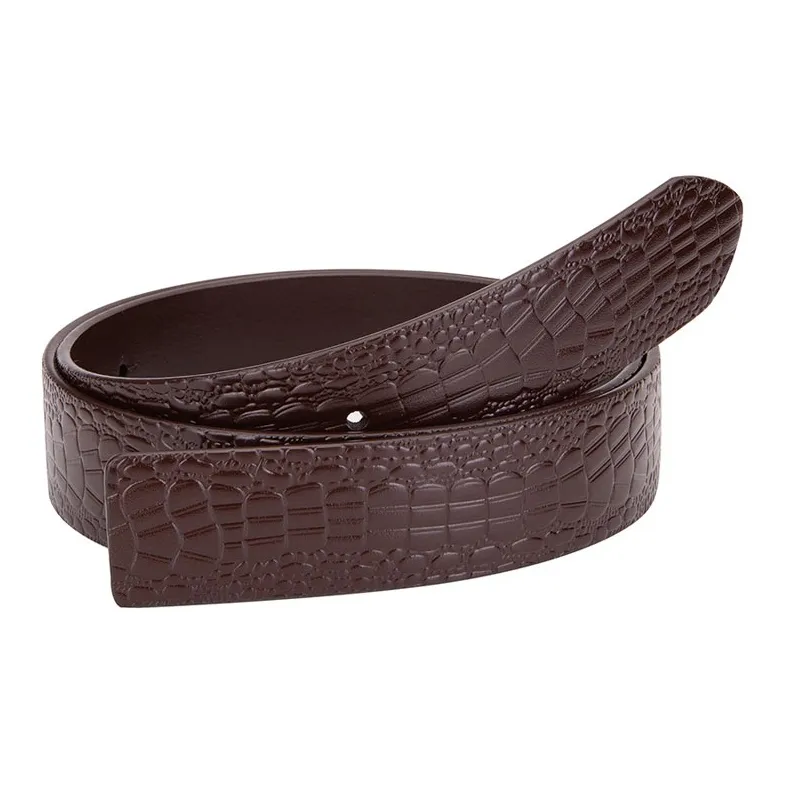 Cows Reign Without Head Plate Buckle No Head Strap Leather Belts Men's Width 3.4CM-9