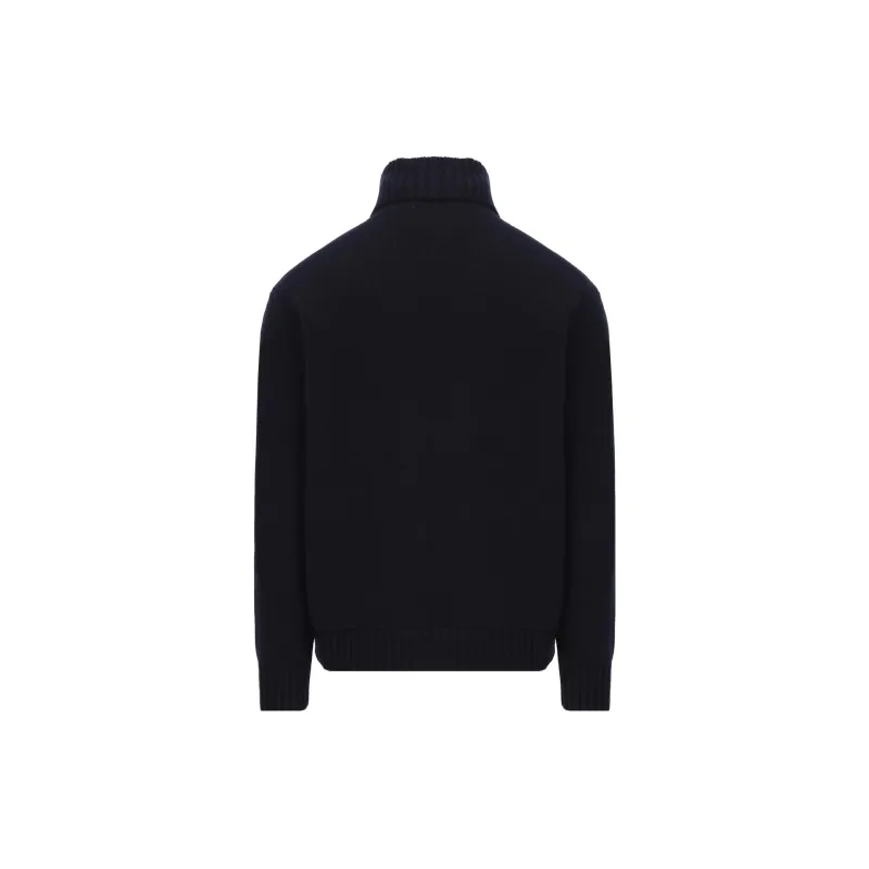 Loro Piana Knitwear Men's Marine Blue-1