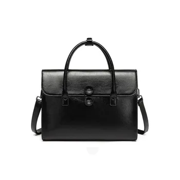 TTaG．baG Waxed Cow Leather Shoulder Bag Crossbody Bag Handbag Women's