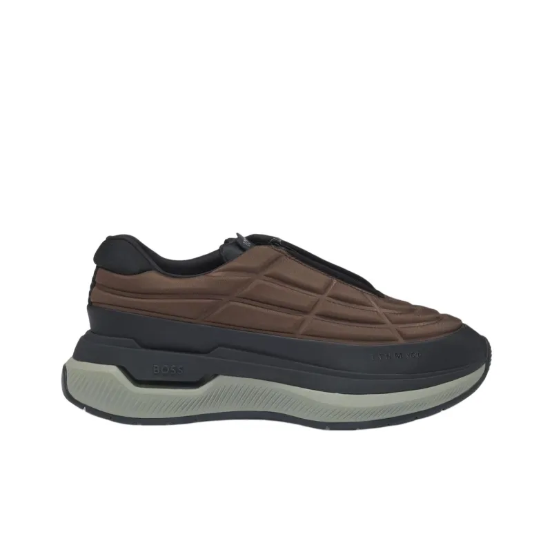 HUGO BOSS Low Top Casual Shoes Men's Brown-1