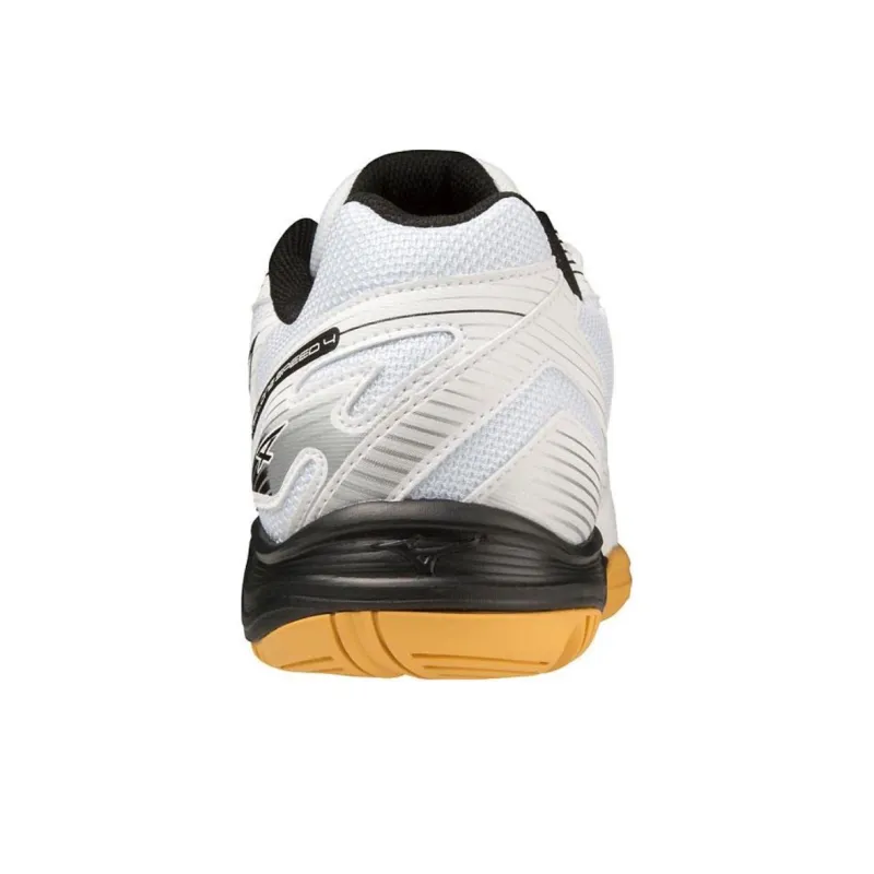 Mizuno Cyclone Speed 4 Low Top Training Shoes Unisex Black White-3