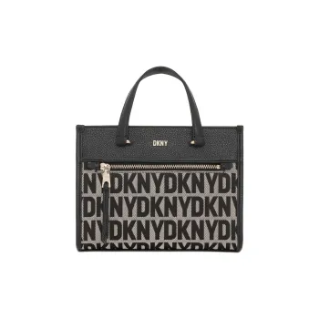 DKNY Recycled Polyester With Polyurethane Tote Bag Shopping Bag Handbag Mini Women's Black