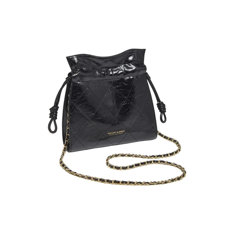 Marino Orlandi Cow Split Leather Crossbody Bag, Shoulder Bag Women's Brown/Black-6