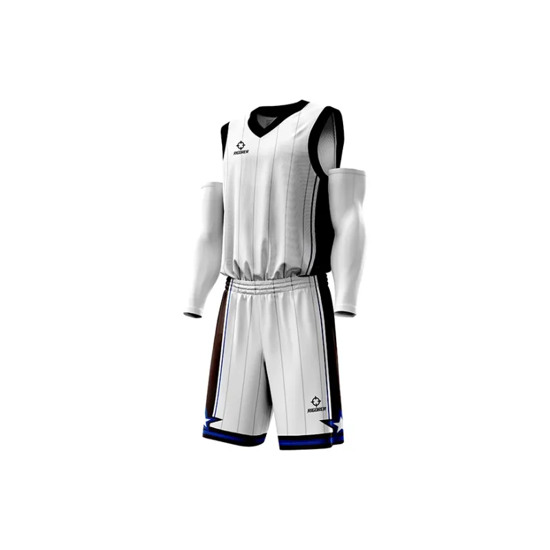 RIGORER Breathable Sweat-Wicking Quick Heat Dissipation Basketball Apparel Basketball Match Set Unisex-16