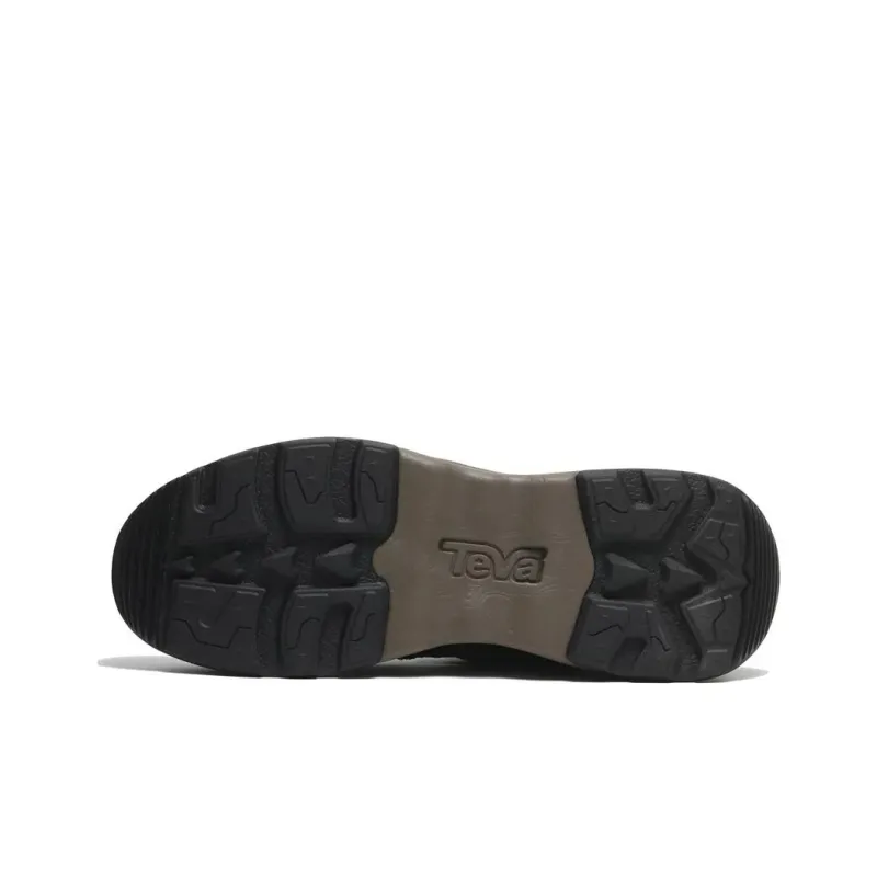 Teva Slip Resistant, Abrasion Resistant, Waterproof, Grip, Odor Resistant High Top Hiking Shoes Men's Black Gray-4