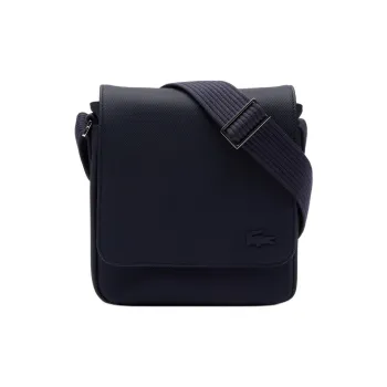 LACOSTE Polyurethane Crossbody Bag, Shoulder Bag Regular Men's Blue