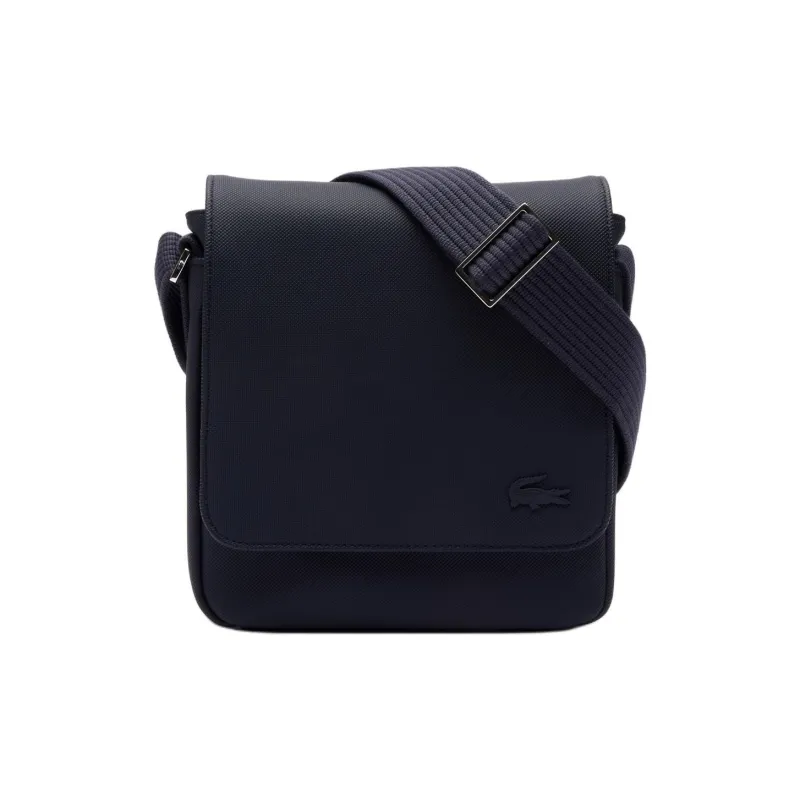 LACOSTE Polyurethane Crossbody Bag, Shoulder Bag Regular Men's Blue-0