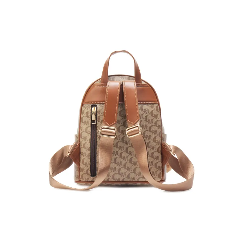 Weymond PVC Backpack Women's Ecru/Earth Yellow-3