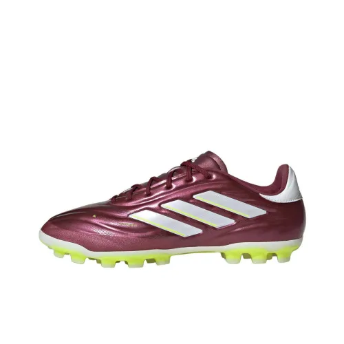 Adidas COPA PURE 2 AG Rubber Short Studs Anti Slip Wear Resistant Soccer Shoes Men's Dark Red