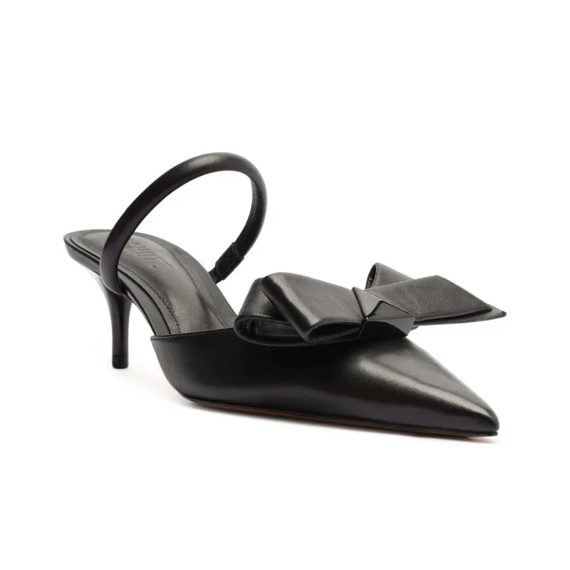 Schutz Slip Resistant Closed Toe Slippers 6.3cm Women's Black-2
